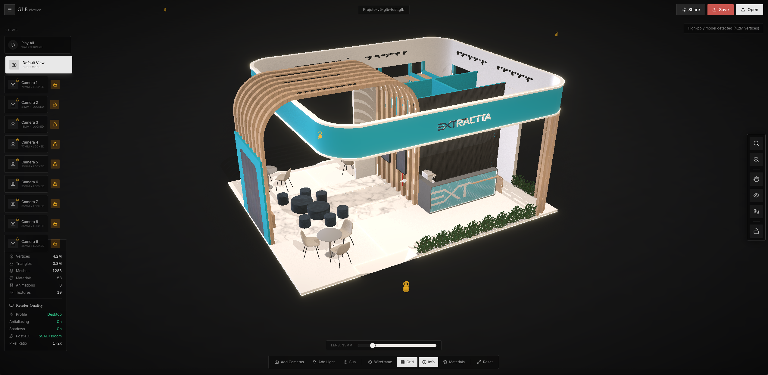 O Canteiro 3D — visualizador de modelos GLB
